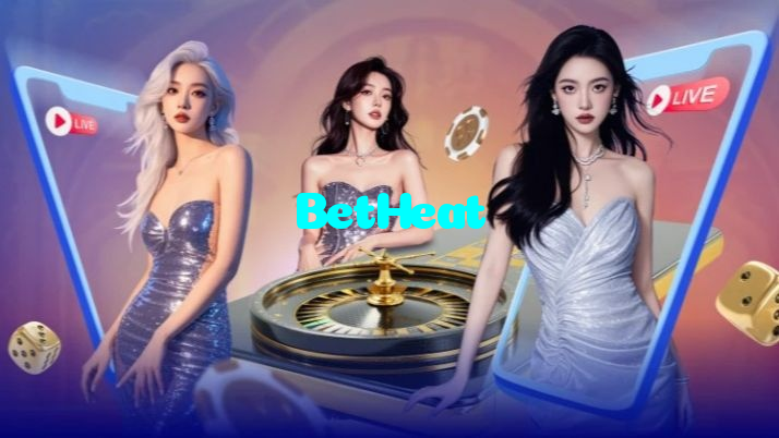 BetHeat casino presented on mobile device in Pakistan with slots and live games